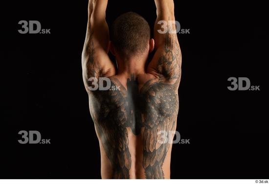 Man White Athletic Male Studio Poses