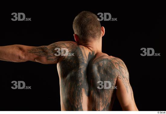 Man White Athletic Male Studio Poses