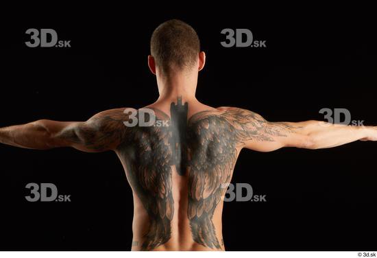 Man White Athletic Male Studio Poses