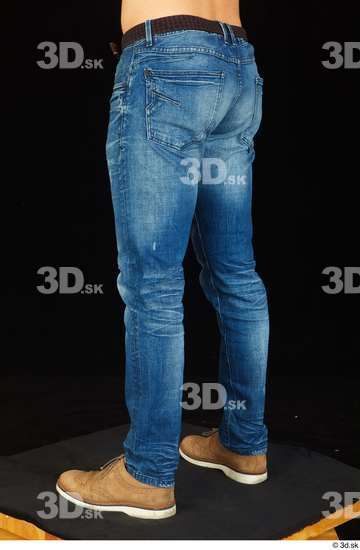 Leg Man White Shoes Jeans Slim Studio photo references