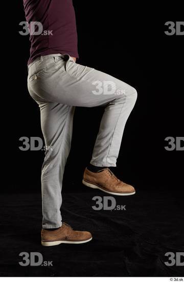 Leg Man White Shoes Trousers Slim Studio photo references