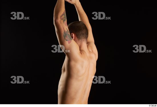 Arm Man White Nude Slim Studio photo references