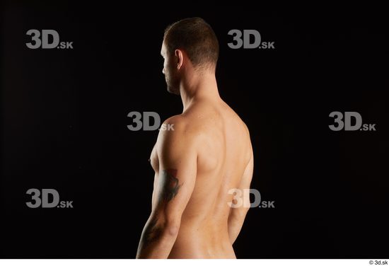 Arm Man White Nude Slim Studio photo references