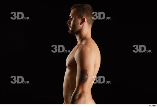 Arm Man White Nude Slim Studio photo references