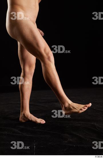 Foot Man White Nude Slim Studio photo references