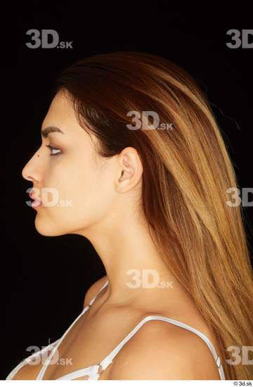 Head Hair Woman White Average Studio photo references