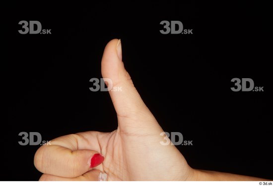 Fingers Woman White Average Studio photo references