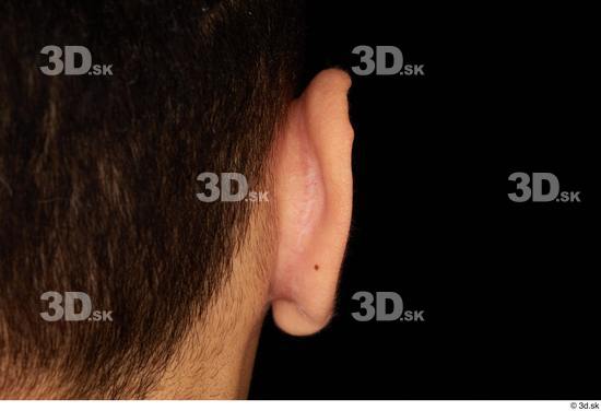 Ear Man White Slim Studio photo references