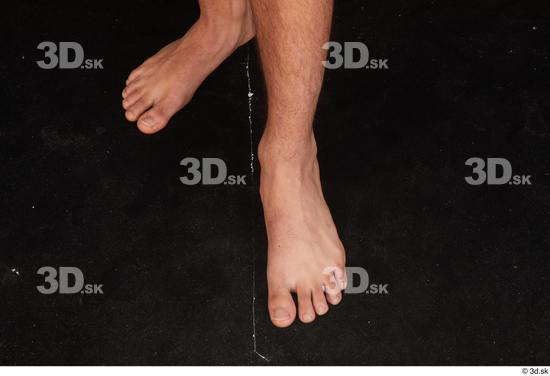 Foot Man White Nude Slim Studio photo references