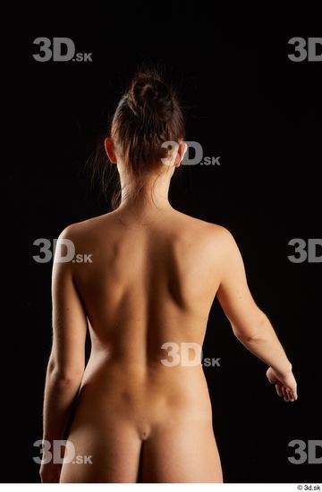 Arm Back Woman Slim Studio photo references