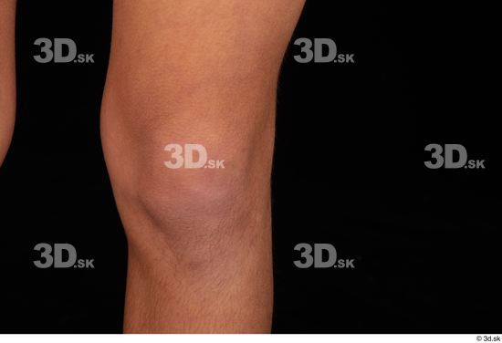 Knee Man White Nude Slim Studio photo references