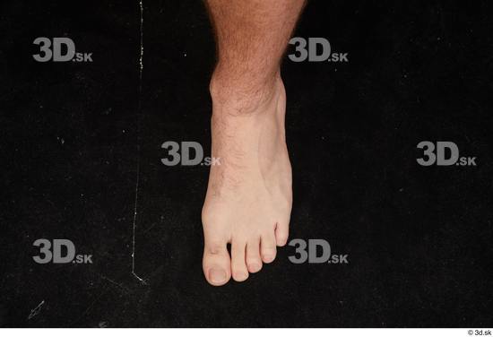 Foot Man White Nude Average Studio photo references