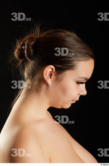 Woman White Chubby Female Studio Poses