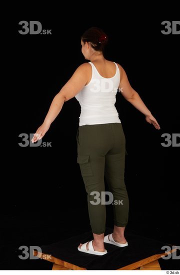 Woman White Chubby Female Studio Poses