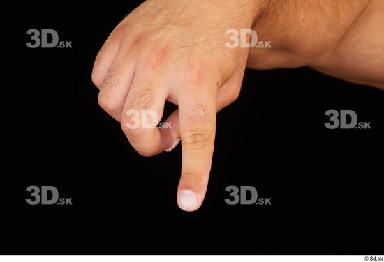 Fingers Man White Muscular Studio photo references