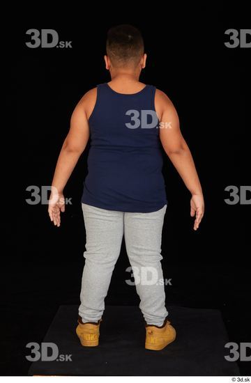 Whole Body Man White Sports Overweight Standing Top Studio photo references