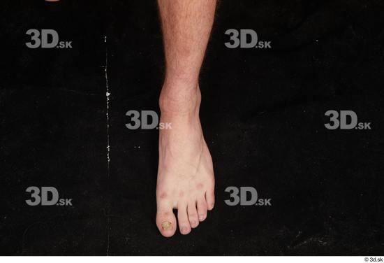 Foot Man White Nude Slim Studio photo references