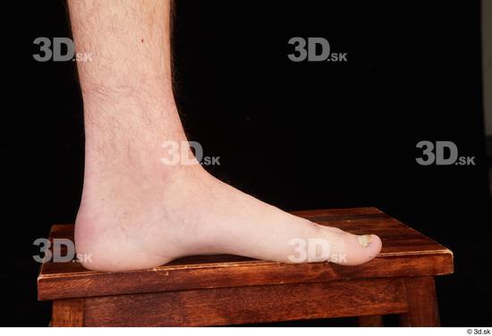 Foot Man White Nude Slim Studio photo references