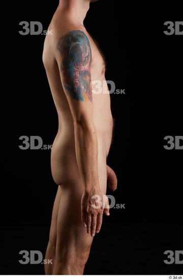 Arm Man White Nude Slim Studio photo references