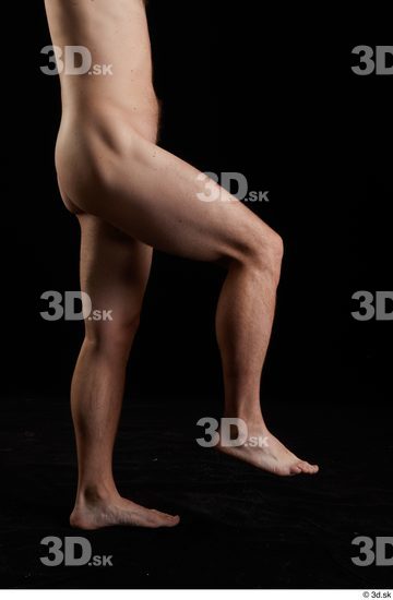 Leg Man White Nude Slim Studio photo references