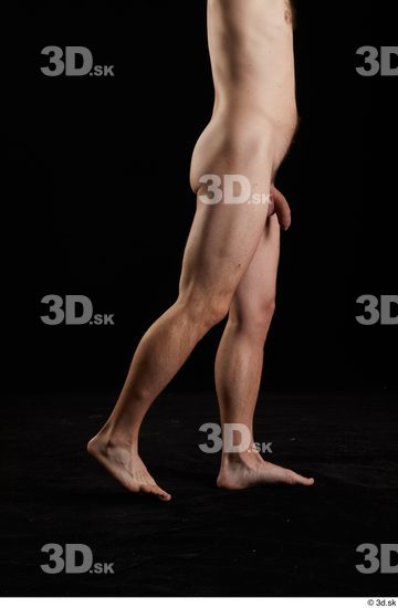 Leg Man White Nude Slim Studio photo references