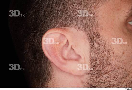 Ear Man White Slim Studio photo references