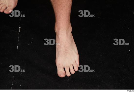 Foot Man White Nude Slim Studio photo references