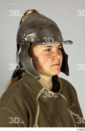 Head Woman White Helmet Costume photo references