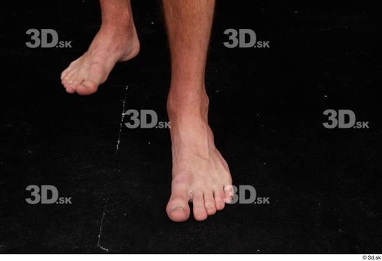 Foot Man Nude Slim Studio photo references