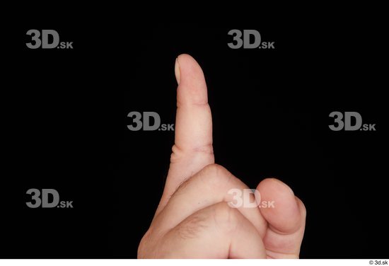 Fingers Man White Chubby Studio photo references