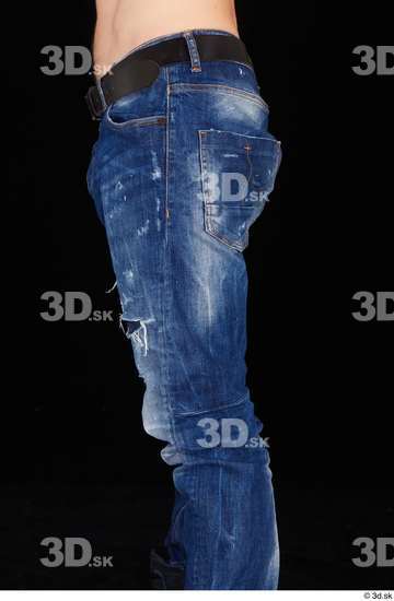 Lutro belt blue jeans casual dressed thigh  jpg