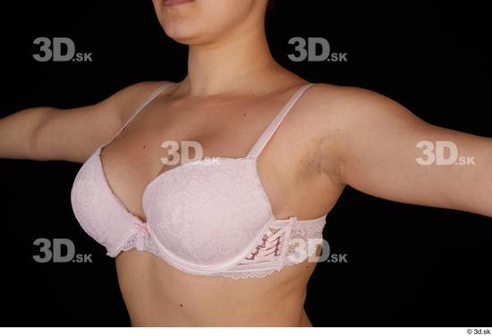 Serina Gomez breast chest lingerie pink bra  jpg