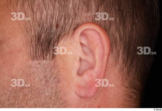 Ear Man White Studio photo references