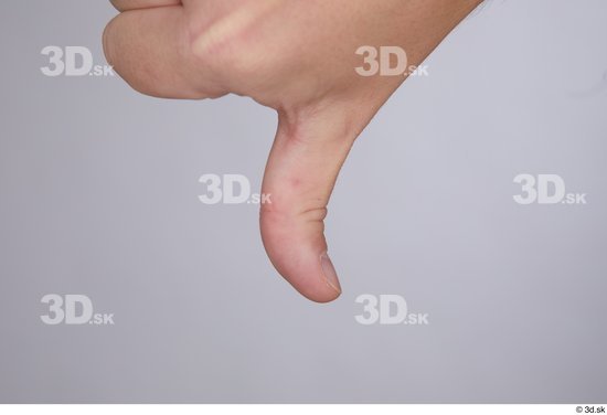 Fingers Man White Slim Studio photo references