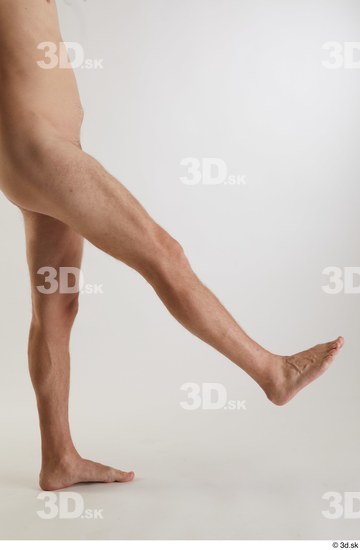 Leg Man White Nude Slim Studio photo references