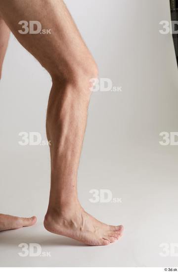 Calf Man White Nude Slim Studio photo references