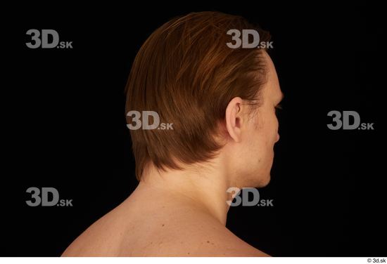 Hair Man White Studio photo references