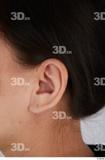 Ear Woman Asian Casual Slim Street photo references