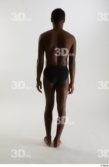 Man Black Slim Male Studio Poses