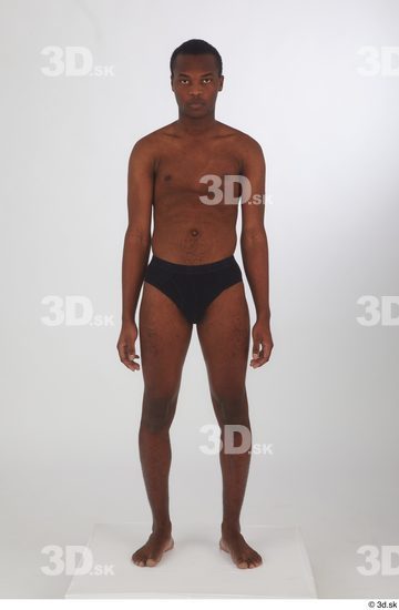 Man Black Slim Male Studio Poses