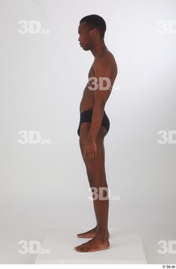 Man Black Slim Male Studio Poses