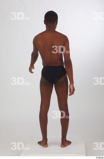 Man Black Slim Male Studio Poses