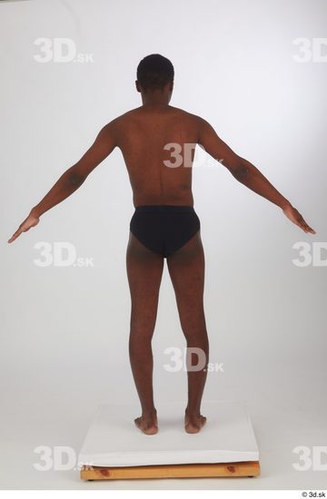 Man Black Slim Male Studio Poses