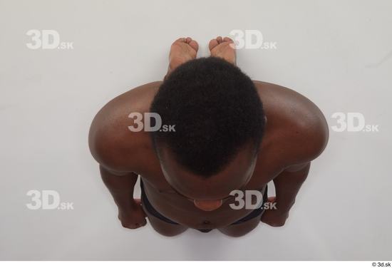 Man Black Slim Male Studio Poses