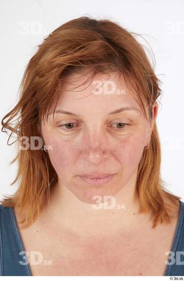 Head Hair Woman White Casual Chubby Street photo references