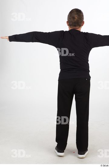 Whole Body Man T poses Asian Casual Slim Standing Street photo references