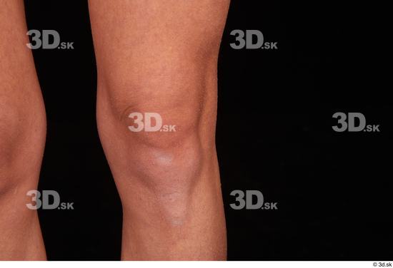 Knee Woman White Nude Slim Studio photo references