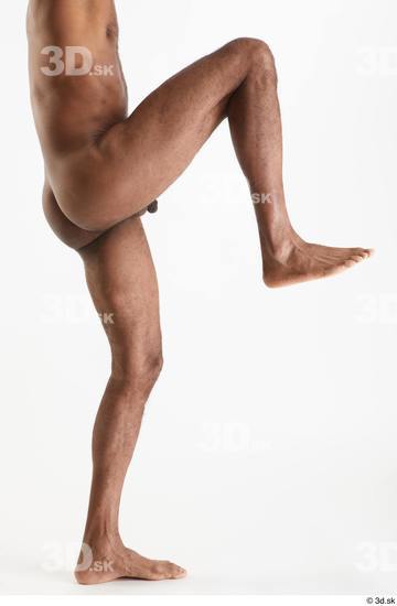 Leg Man Black Nude Slim Studio photo references