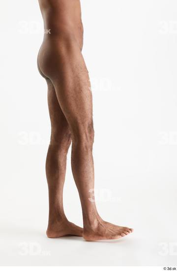 Leg Man Black Nude Slim Studio photo references