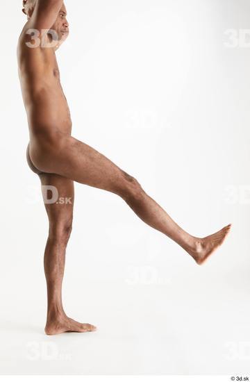 Leg Man Black Nude Slim Studio photo references